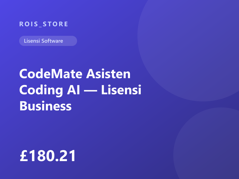 CodeMate Asisten Coding AI — Lisensi Business