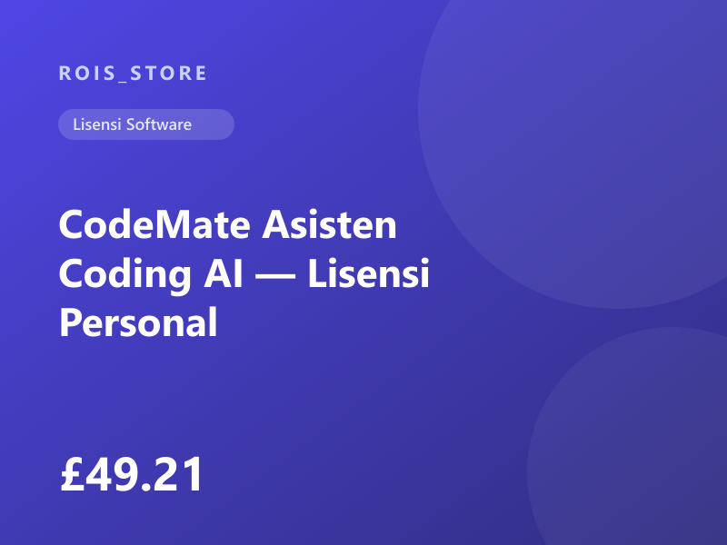 CodeMate Asisten Coding AI — Lisensi Personal